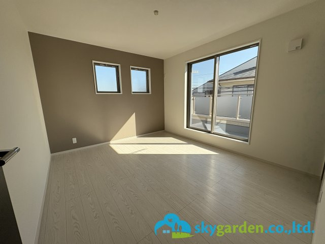 藤沢市亀井野7期　新築戸建　全3棟2号棟の寝室|寝室にいかがでしょうか