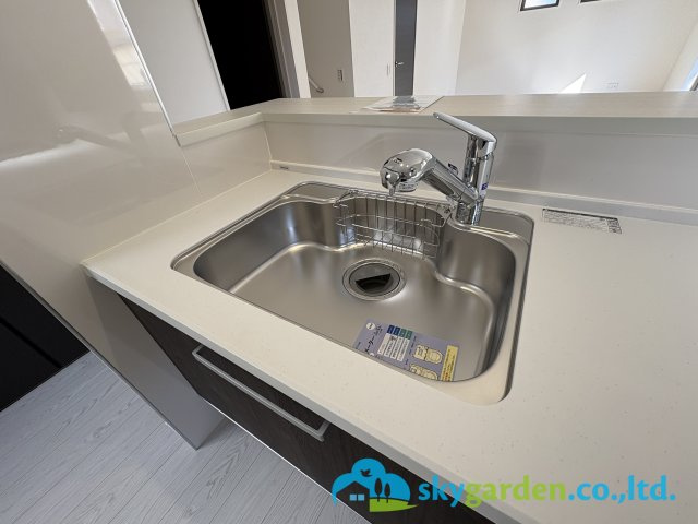 藤沢市亀井野7期　新築戸建　全3棟2号棟のキッチン|使いやすいキッチンです