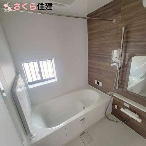 下野市緑3丁目1期　3号棟の浴室|1坪タイプの浴室でゆったりとした入浴時間を過ごせます♪