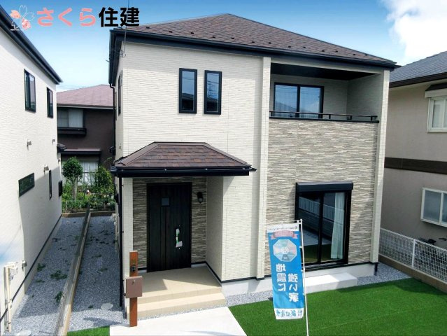 下野市緑3丁目1期　3号棟の外観|閑静な住宅街の一角になります◎