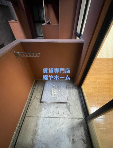 リアンジェ難波のバルコニー