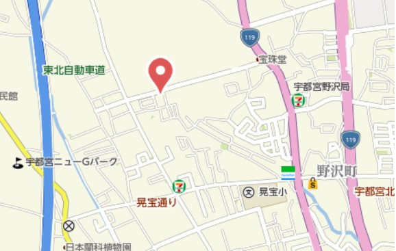 愛伸タウン野沢町１期　No，3の地図|宇都宮市野沢町240付近