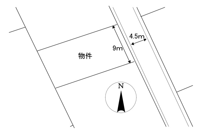 【土地図】 | 黒石市美原町　土地