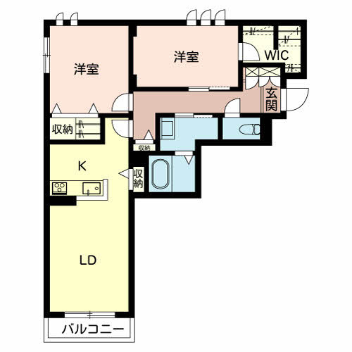 シャーメゾン岡寺の間取り