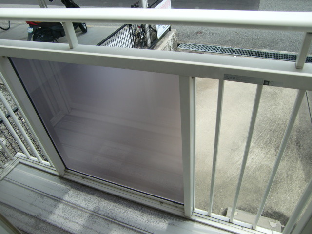 ヴィラ六甲のバルコニー