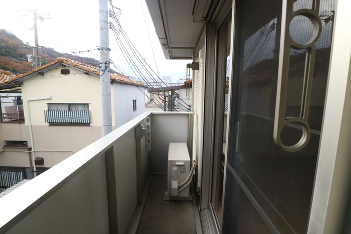 セジュール プランドール B棟のバルコニー