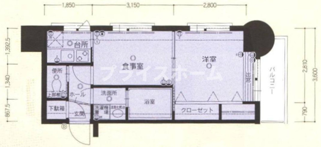 【間取り】 | HPには初期費用掲載！「プライスホーム」で検索！エステートモア西公園