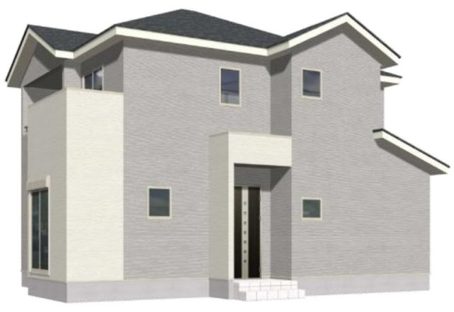 遠賀郡芦屋町正門町1期の外観パース