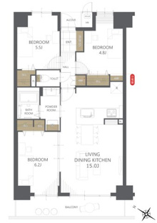 【間取り】コスモ東浦和 
