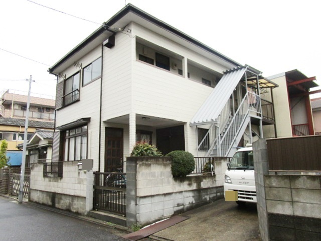 野口ハイムの外観|閑静な住宅地にあるアパートです。