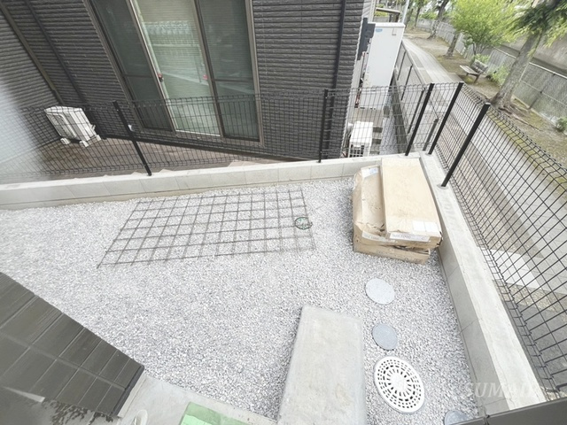 888N鳩ヶ谷のその他共用部分|駐輪場がこちらにもできる予定です。