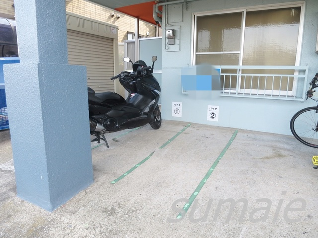 山一鹿浜マンションのその他共用部分|バイク置場ございます☆