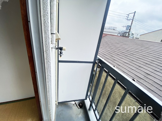 中村ビルの設備|バルコニーに洗濯機置き場があります☆