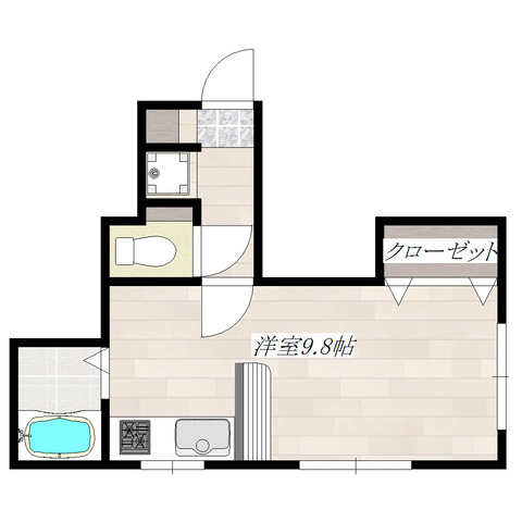 松本ハイツの間取り|室内リフォーム済みでとても綺麗です!