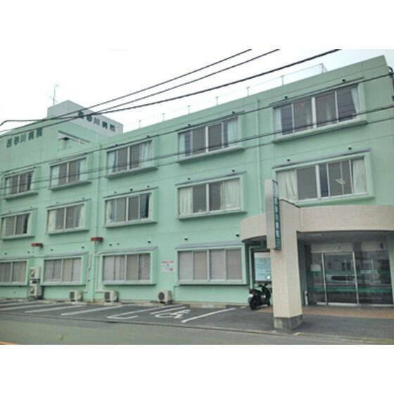 西砂川病院まで1370m