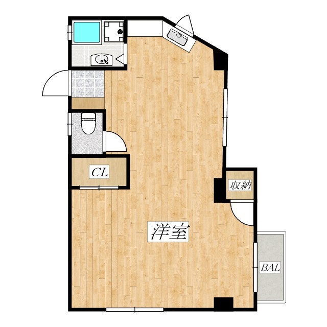 山惣マンションの間取り|間取りです☆