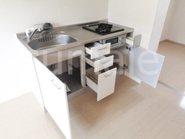 グランドソレーユの収納|キッチンの収納スペースです♪