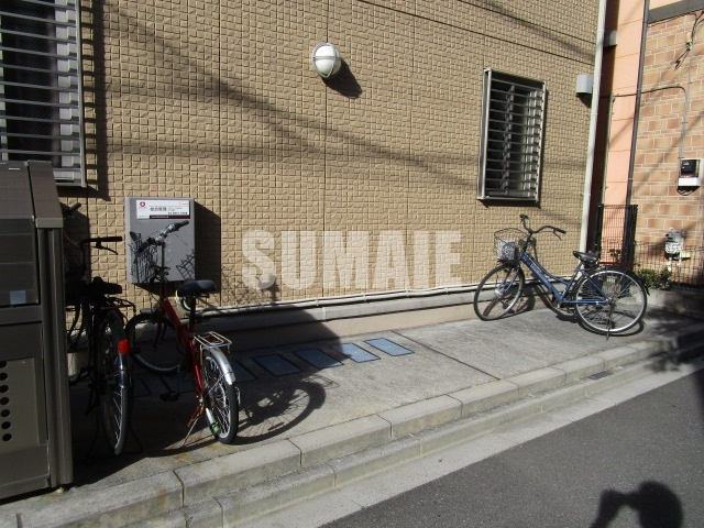 グランドソレーユのその他共用部分|駐輪スペースです☆