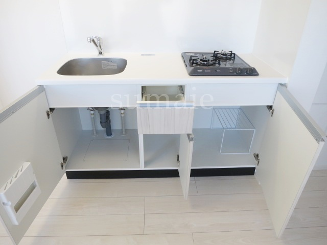 ティモーネプレミアム東十条のキッチン|キッチン収納です！