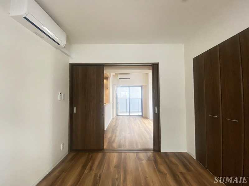 サントゥール駒込の寝室|開放的な寝室です