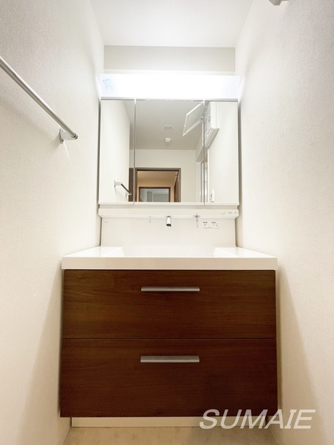 サントゥール駒込の洗面所|シャワー付き洗面化粧台です