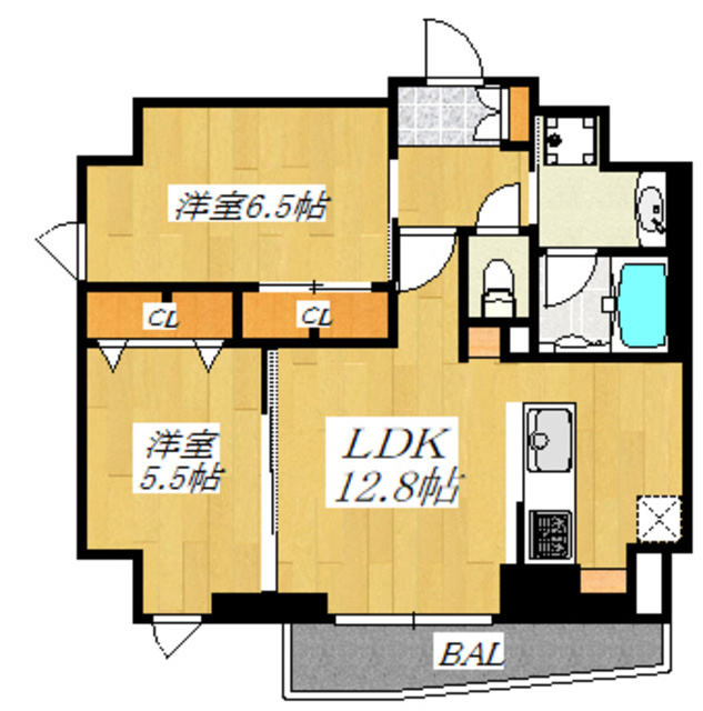 サントゥール駒込の間取り|間取りです☆