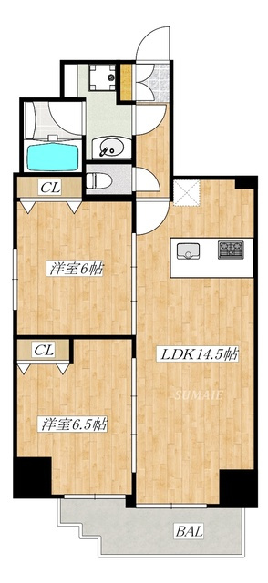 Neo Urban Residence Komagomeの間取り|最上階、角部屋です！