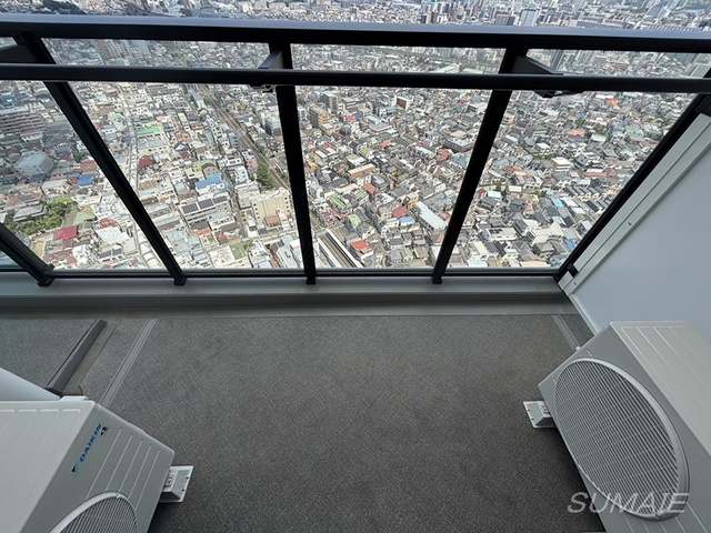 ザ・タワー十条のバルコニー|バルコニーです