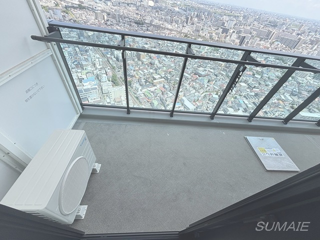 ザ・タワー十条のバルコニー|バルコニーです
