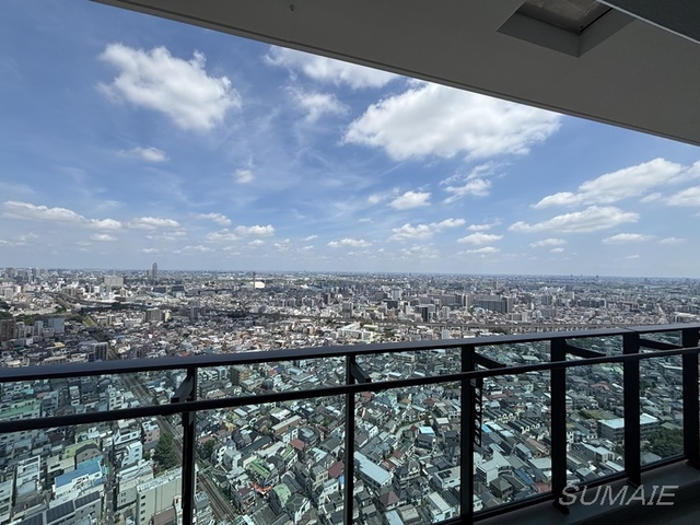 ザ・タワー十条の展望|リビング側景色です