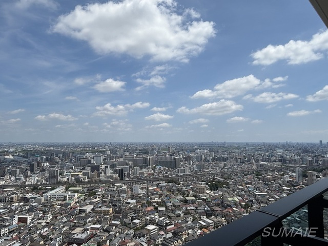 ザ・タワー十条の展望|洋室側景色です