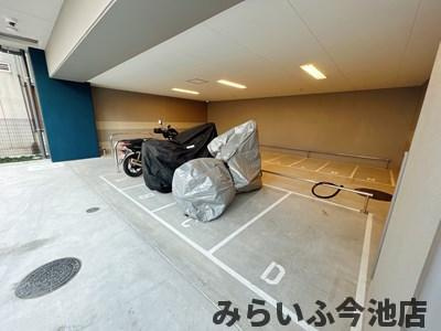 【駐車場】 | プレサンス今池駅前フェルディノ | バイク駐車場