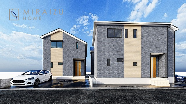【外観】 | ※CG画像に関して、あくまでもイメージです。＼静かな環境で落ち着いた暮らしをご希望のお客様／広さと価格のバランスの良いマイホーム！近隣施設にも恵まれ立地！