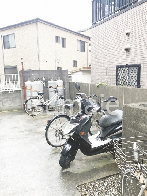 ピュアコートのその他共用部分|駐輪場です