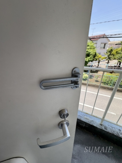 西村アパートメントのセキュリティ|ドアロックです。