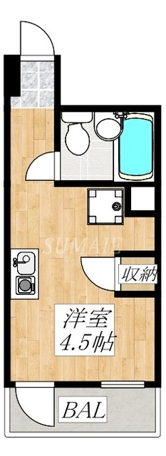 西村アパートメントの間取り|間取りです。