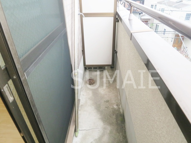 エンゼルハイツのバルコニー|バルコニースペース。