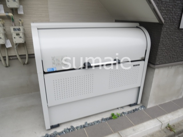 yet鎌倉のその他共用部分|敷地内ゴミ置場です。