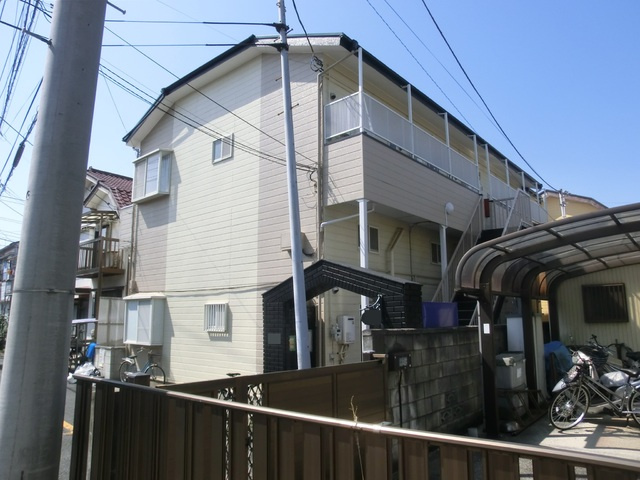 西新小岩コスモハイツの外観|玄関側からの外観です。