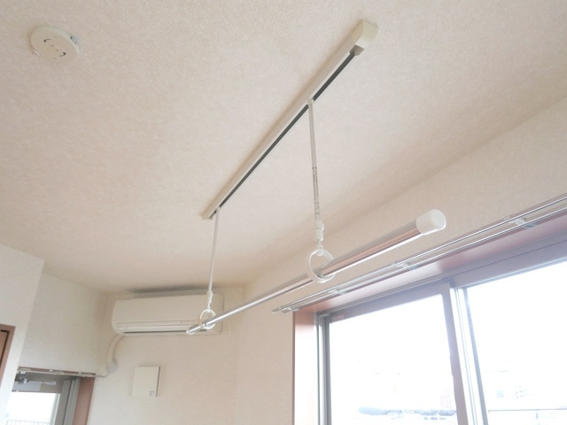 ルヴェドュソレイユの内装|部屋干しができます！