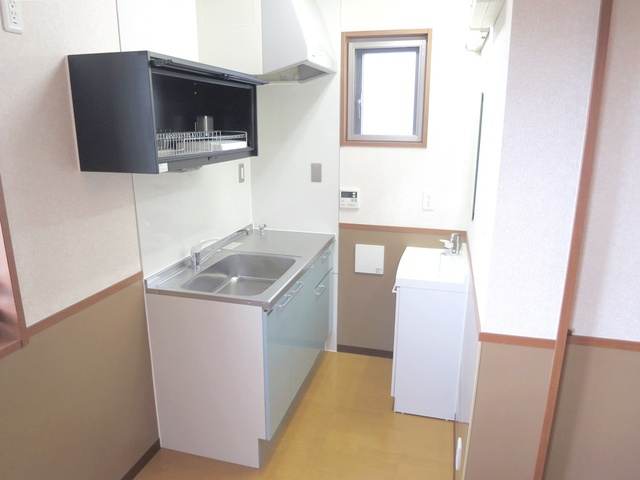 ルヴェドュソレイユのキッチン|キッチン全体とスペースです♪