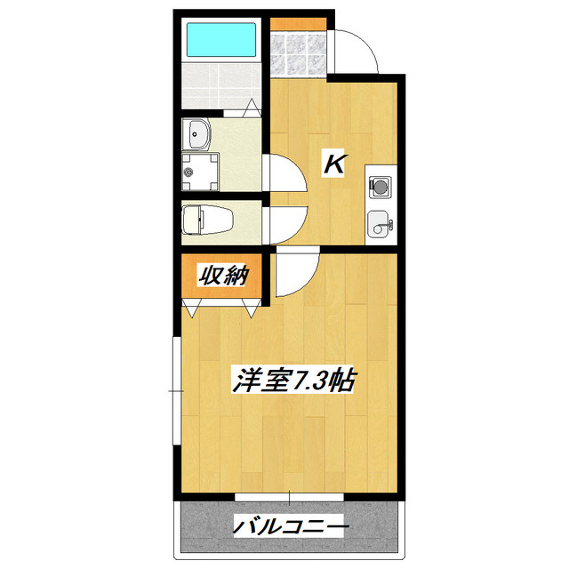 ファミールコートの間取り|広々居室がポイント！！