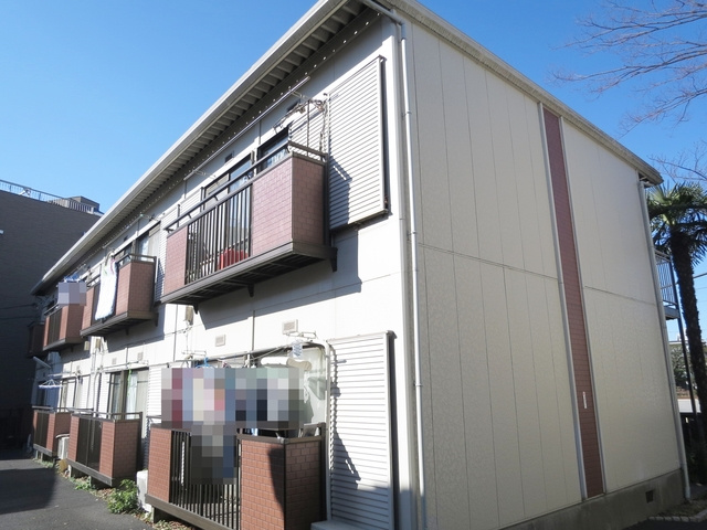 サンハイツの外観|外観別アングルです。