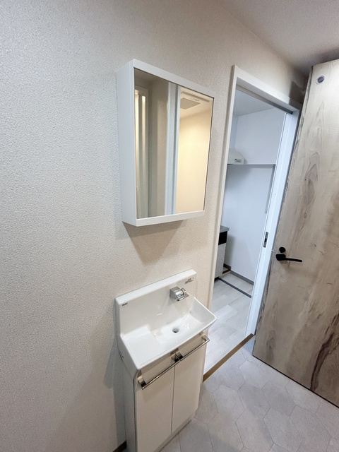 リバーサイド小澤の洗面所|独立洗面台です！