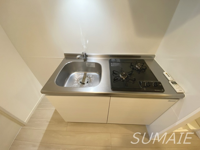 Alivis東瑞江のキッチン|ガスコンロ付きです！