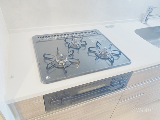 シュワーブパレの設備|3口コンロです。