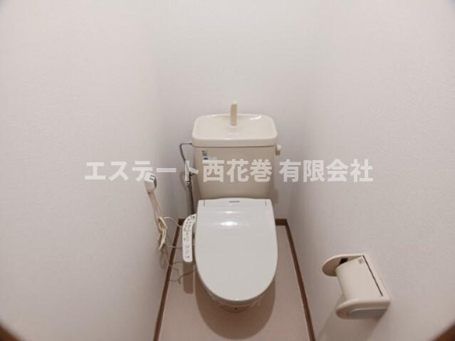 パームハイツ高田A棟のトイレ|洗浄機能付き暖房便座