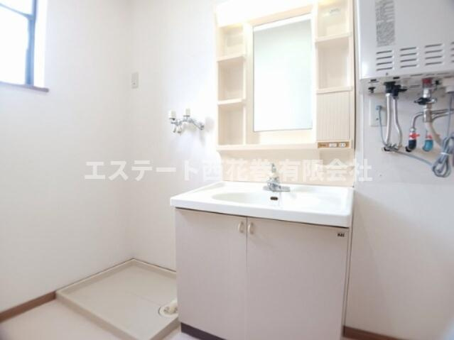 パームハイツ高田A棟の洗面所