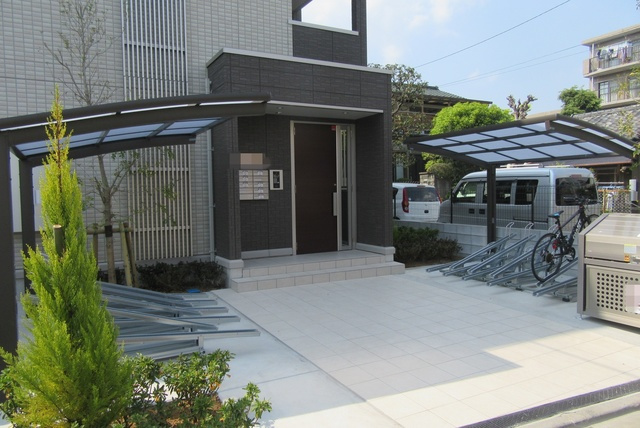 クレストアサヒのその他共用部分|駐輪場です。