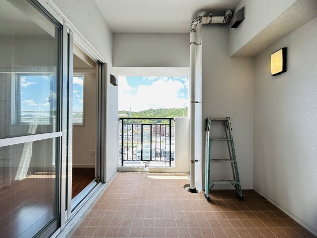 〇サザンパレス東浜マリンタワーのバルコニー